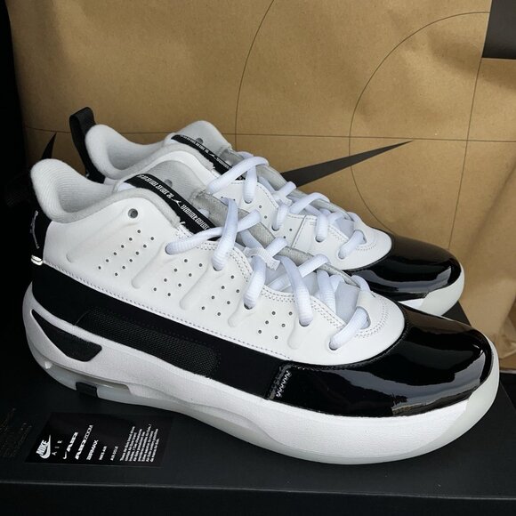 NEW Nike Air Jordan Max Aura 7 White Summit Black HQ2091-100 Mens Size 9.5 main image 7